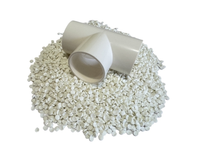 PVC White Plastic Granules Injection Molding Polyvinyl Chloride Pellet Material for Profiles Application lastic Raw Material Pvc Compound Pellets