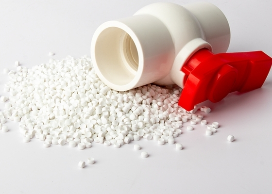 ボールバルブ用PVCコンパウンド顆粒、工業用プラスチック1インチPVCボールバルブ、止水バルブコンパウンド